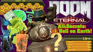 DOOM: Eternal All Secrets and Collectibles | Mission 1: Hell on Earth | Mind Wack Game Guides