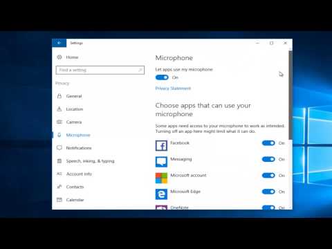 How To Set App Permissions In Windows 10 Tutorial