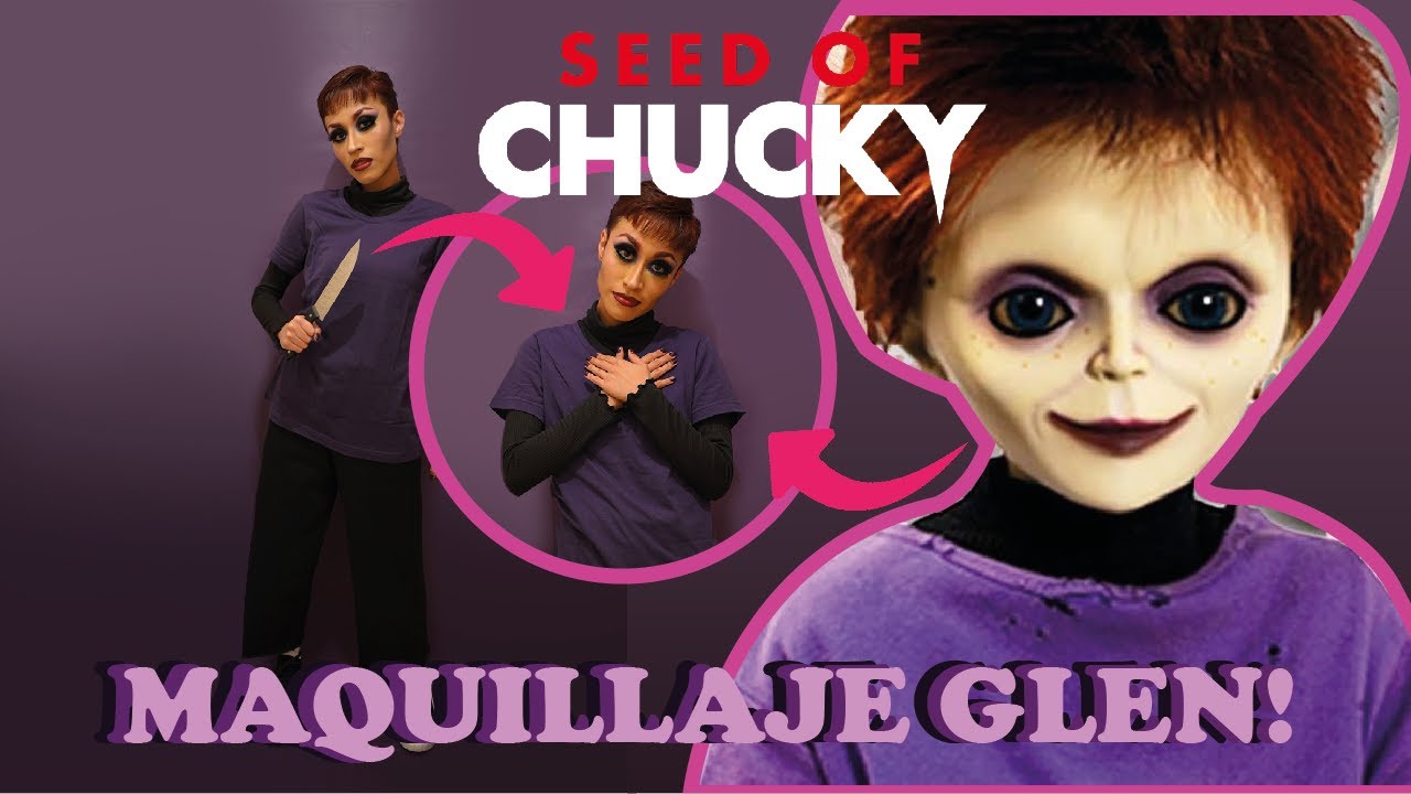 #chucky #seedofchucky #maquillaje Me transformo en Glen 