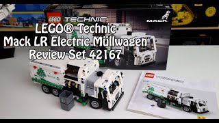 LEGO Technic lebt 2024: Review Mack LR Electric Müllwagen (Set 42167)