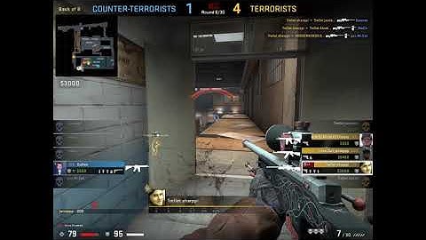 CSGO AWP Triple Collateral Multikill Train