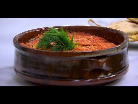 طاجن لسان عصفور باللحمة نجلاء الشرشابي