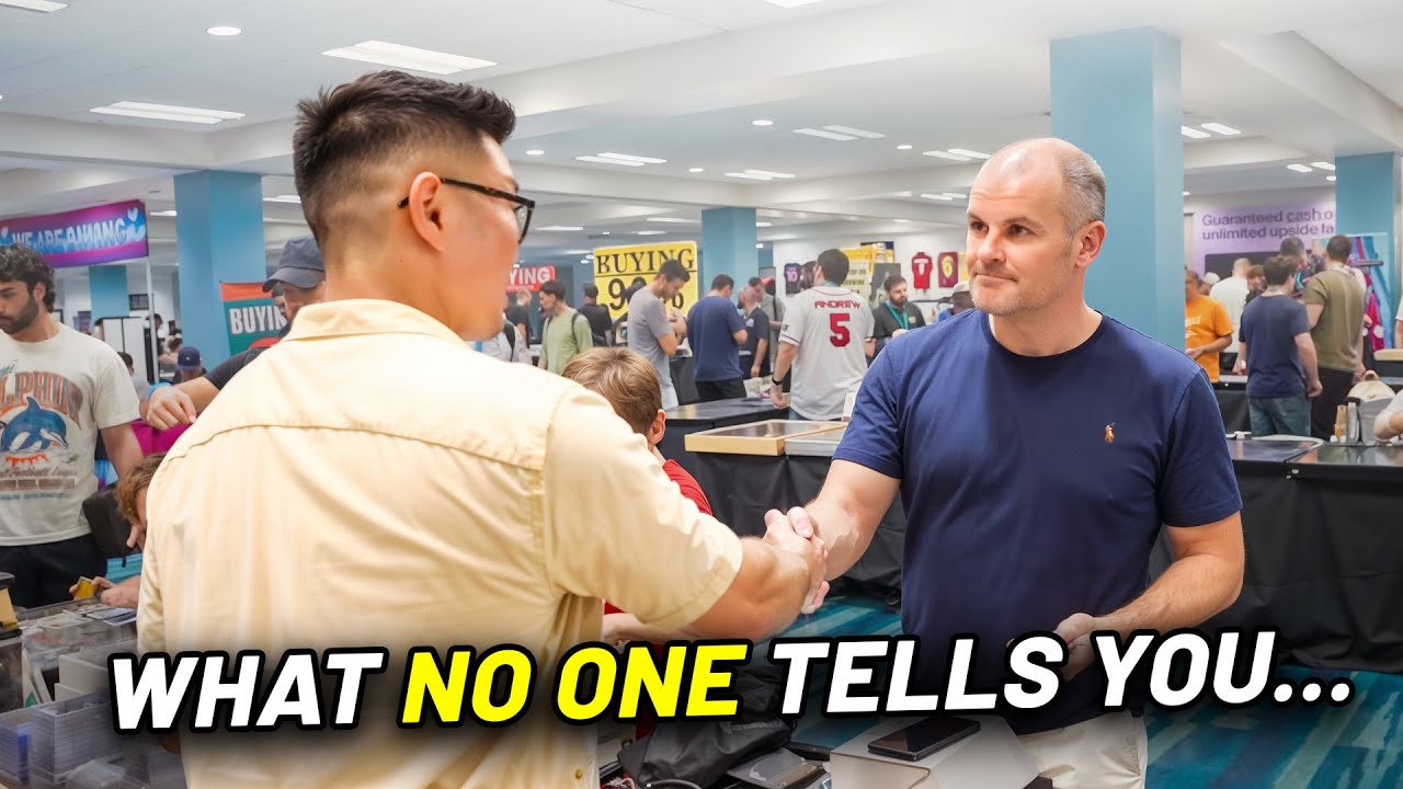 What It’s Really Like to Deal at a Card Show... - YouTube