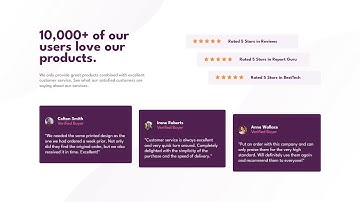 Social proof section - HTML & CSS / Frontend Mentor Challenges