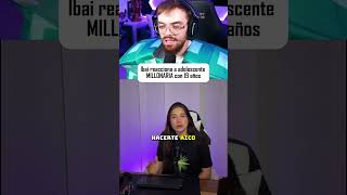 Ibai reacciona a adolescente MILLONARIA con 19 años. Cuenta principal: @antoecom_ #ibai