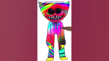 HUGGY WUGGY Coloring Tutorials l Procreate #Subscribe#fyp#ipad #procreate#shorts#arttiktok#funny
