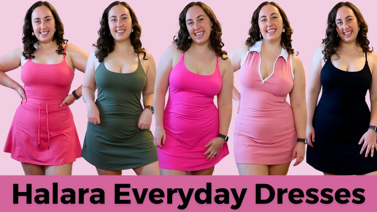 Testing the Viral TikTok Dress  Halara Everyday Dress Review and Try On 