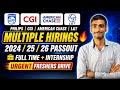 🔥 Philips, CGI, American Chase &amp; L&amp;T Hiring 2026 | Freshers Drive | Apply Now!