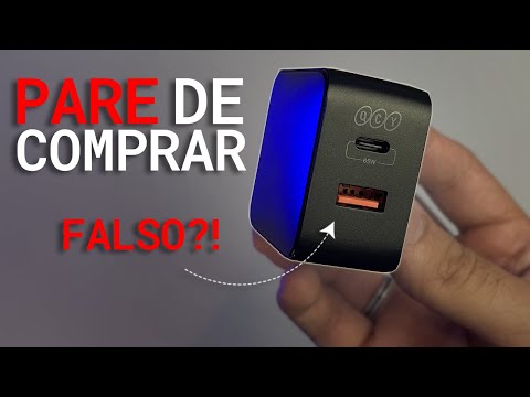 PARE de COMPRAR carregador FALSO - Review QCY Turbo GaN 65W PARE de COMPRAR carregador FALSO - Review QCY Turbo GaN 65W