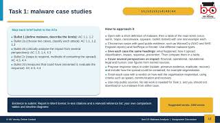 Unit 12 - Malware Analysis- Assignment Discussion