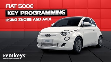 FIAT 500e Key Programming Using ZN085 and AVDI