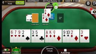 Rummy Circle 10K @ 201 pool # How to win real money online. screenshot 5
