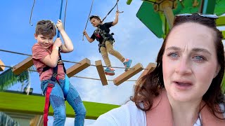 We Found An Insane Ropes Course For Kids! (San Diego Vlog)