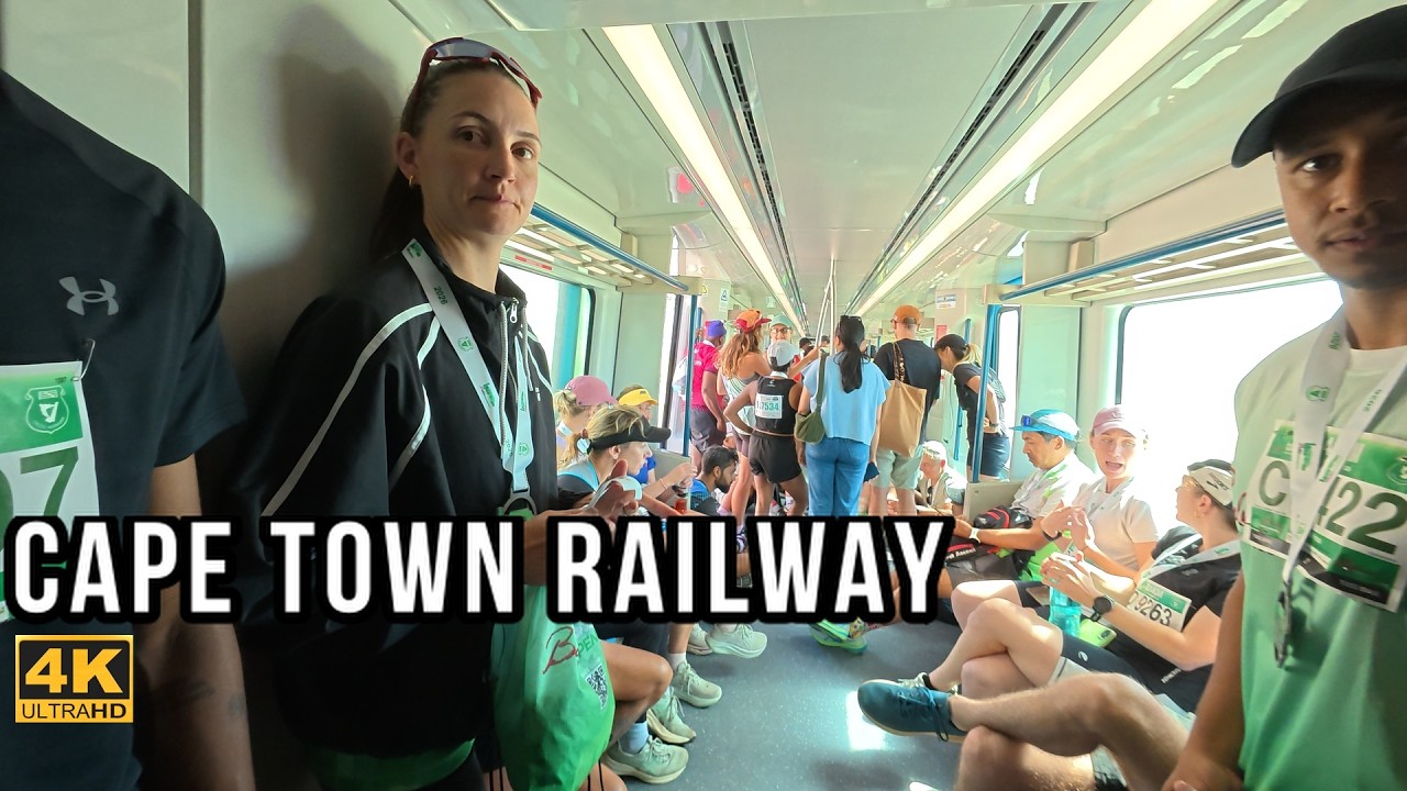 4K Train Experience: Breathtaking Ocean Views — Simon's Town to Cape Town | BL Images