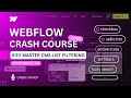 List Filtering in Webflow Explained | Finsweet Attributes V2 | Webflow Crash Course #30
