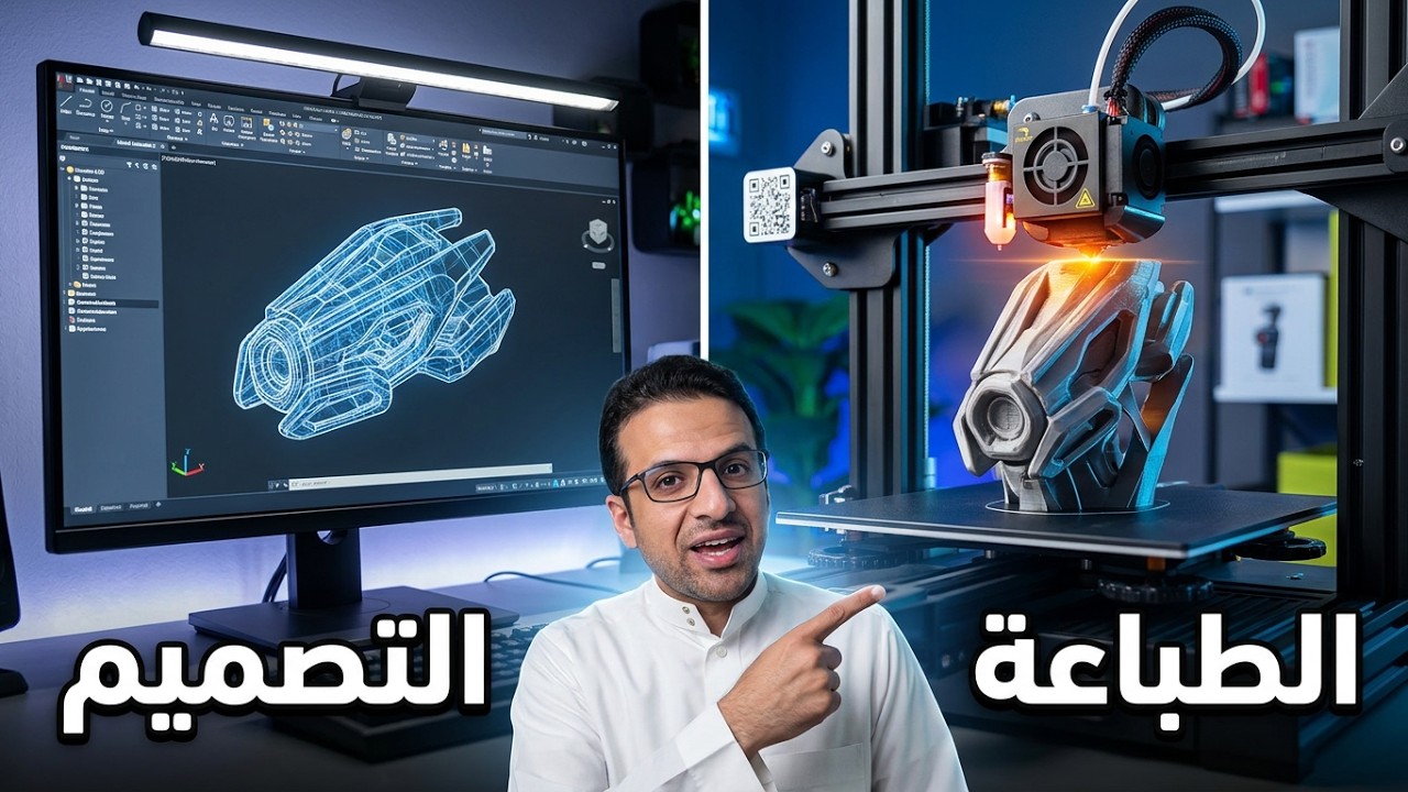خلف الجدار [23] الطباعة ثلاثية الأبعاد - كيف تصمم وتطبع (ج2)