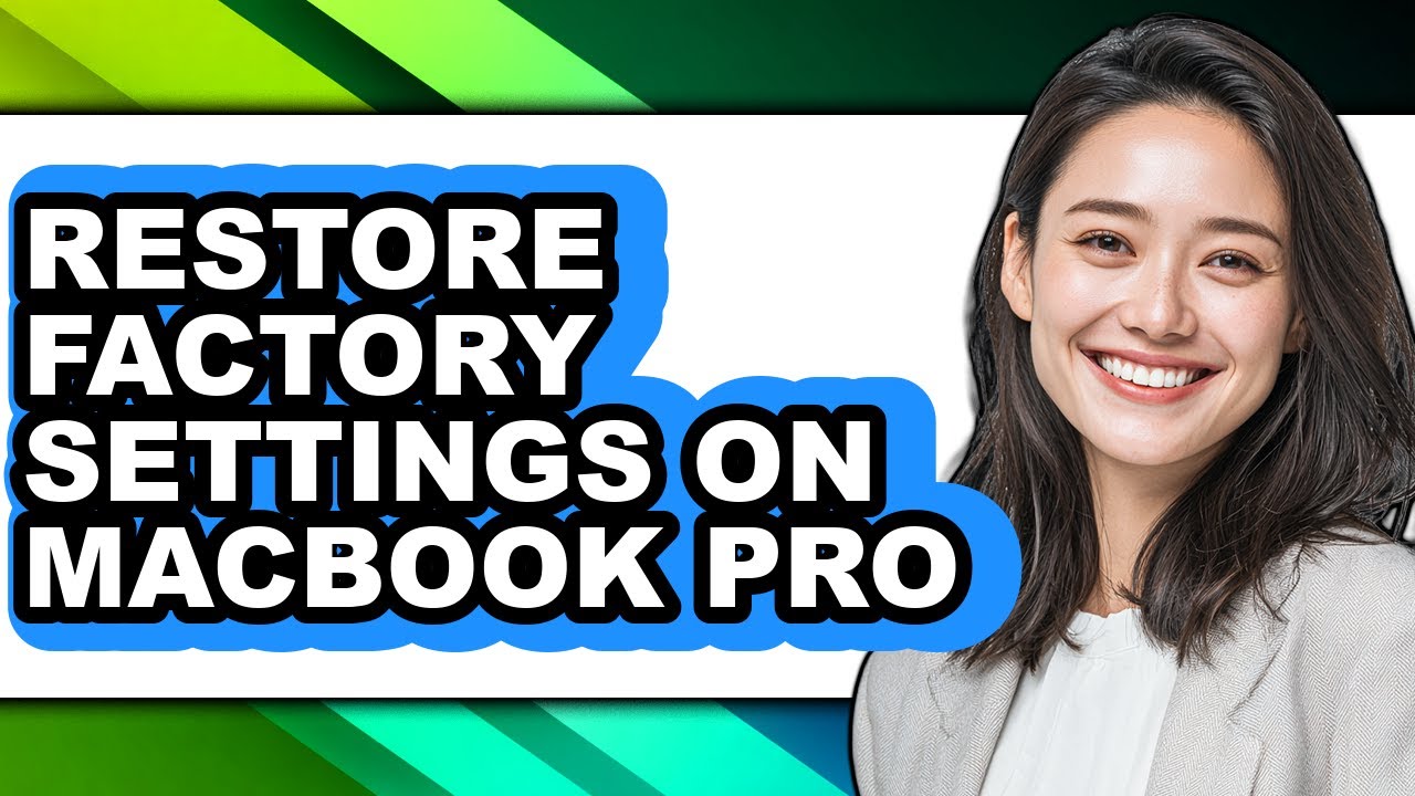 How to Restore Factory Settings on Macbook Pro (easy Method) - YouTube