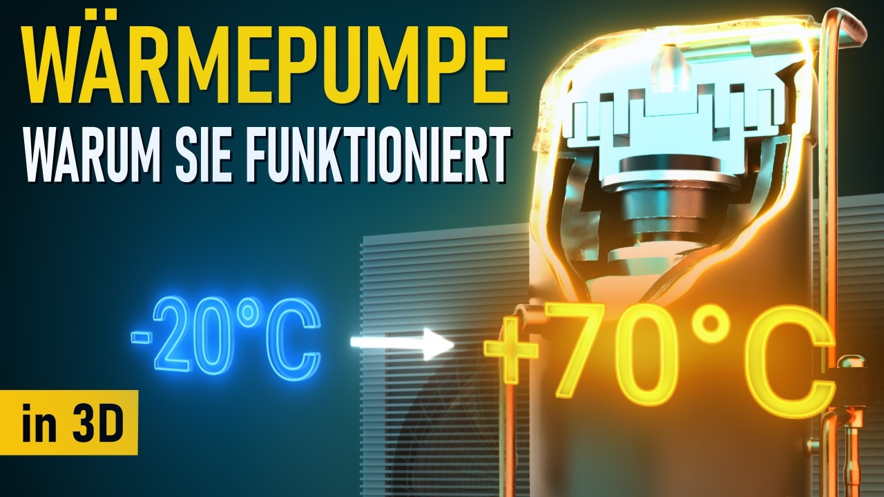 Wie funktioniert eine Wärmepumpe? Aufbau & Funktionsweise in 3D erklärt