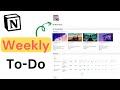 Build Your Weekly Planner | 12 Week Year , Weekly Schedule In Notion