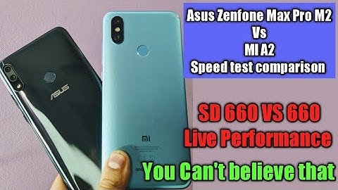 Asus Zenfone Max pro M2 vs MI A2 Speed Test Comparison| Real time Performance | Who will win ???