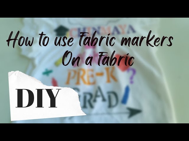 How To Use A Fabric Pen?