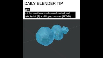 Daily Blender Tip #27 - Spin
