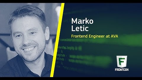 Bridging the gap between UX and development – A Storybook by Marko Letic at FrontCon 2019