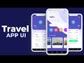 Travel App UI Using  React Native - Speed Code | DeCode