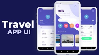 🔴 Travel App UI Using  React Native - Speed Code | DeCode screenshot 1