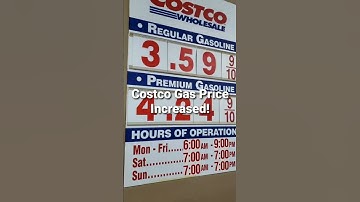 GAS PRICE HIKE IN Costco😱😭 #Shorts