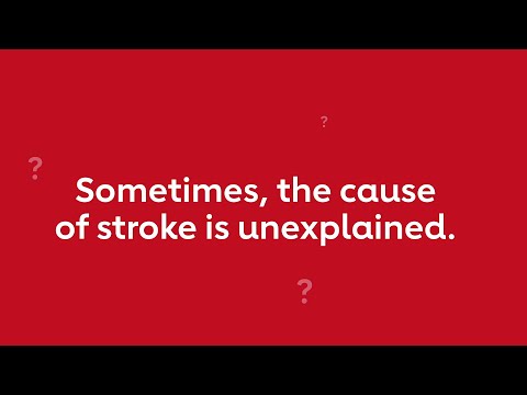 What to do when you have had a stroke of unknown cause