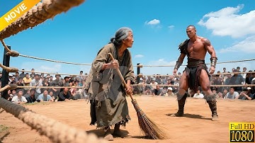 2025功夫動作大片：戰士欺負掃地老太，哪料被老太婆一掃把秒殺  ⚔️  抗日  MMA | Kung Fu | 甄子丹
