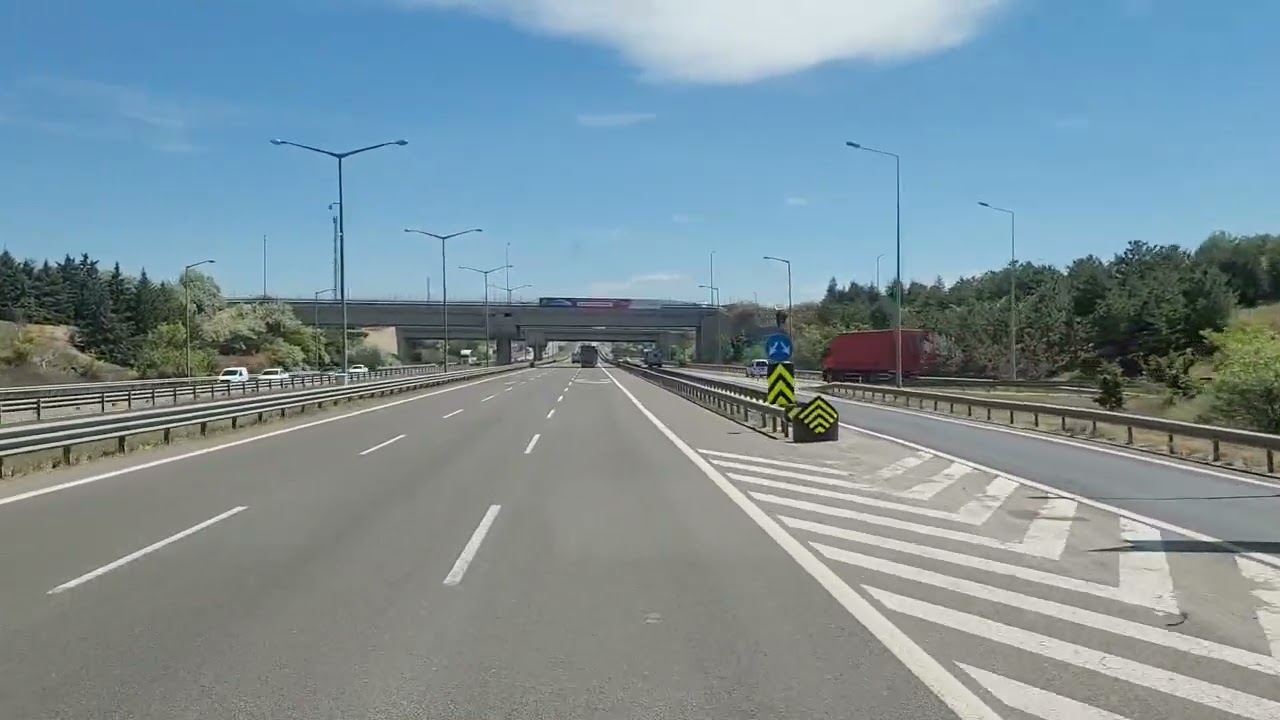 Ankara sincan , otobandan Pursaklar , Akyurt arası yol manzarası .