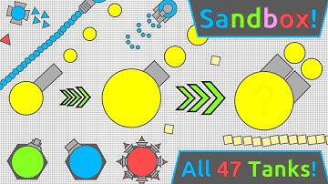 ARENA CLOSER KILLED & NEW SANDBOX!! -Diep.io All 47 Tanks tested in New Sandbox Update!