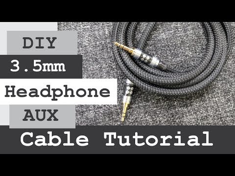 DIY Aux 3.5mm cable tutorial