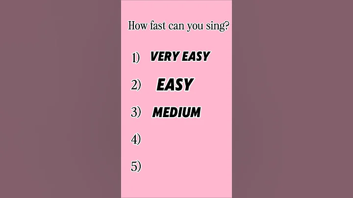 How fast can you sing? This took forever 😭