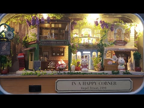 [DIY Dream Box Miniature] Coffee House (틴케이스 미니어처 - 커피 하우스, 행복한 모퉁이)