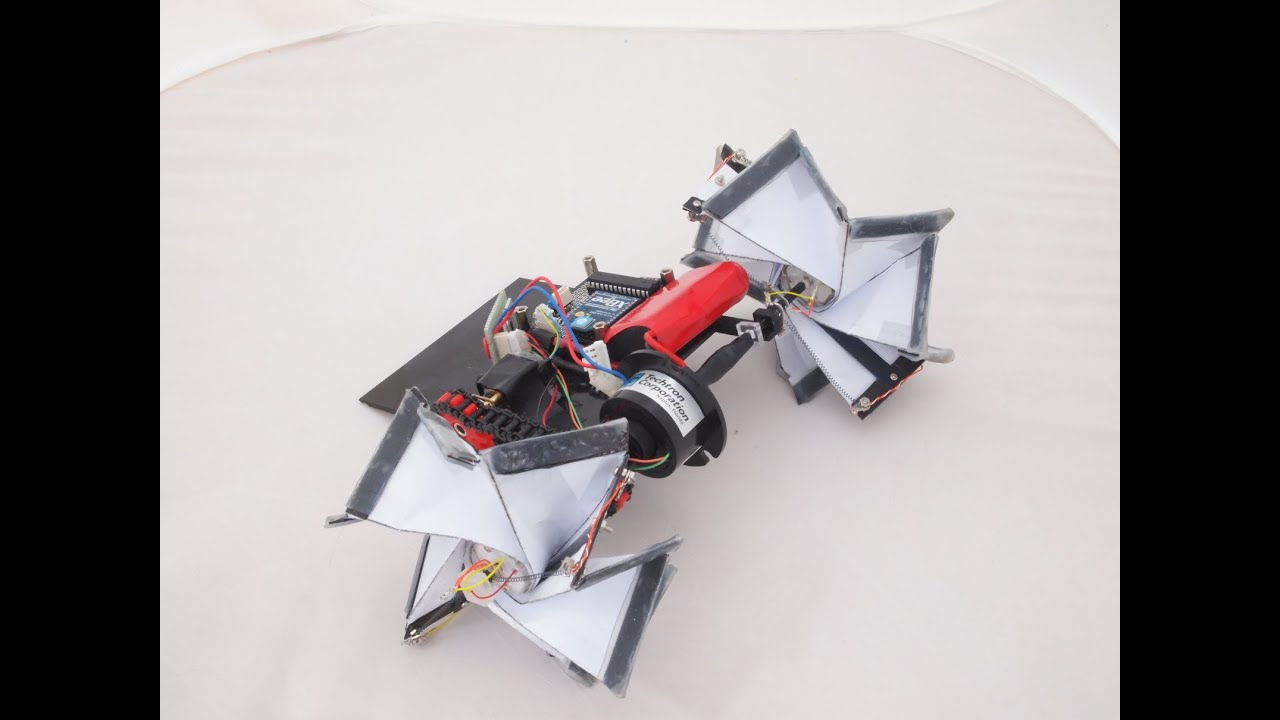 Deformable Wheel Robot Based on Origami Structure YouTube