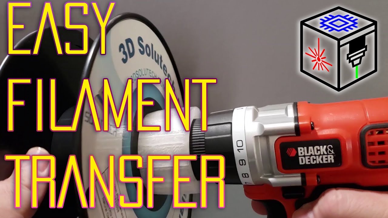 DIY Filament Spool Transfer YouTube DIY Filament Spool Transfer YouTube