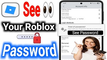 How to See Your Password in Roblox (2025) | Roblox Password View Method