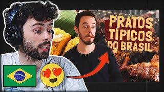 GRINGOS REAGEM AO PRATO TÍPICO DE CADA ESTADO BRASILEIRO!
