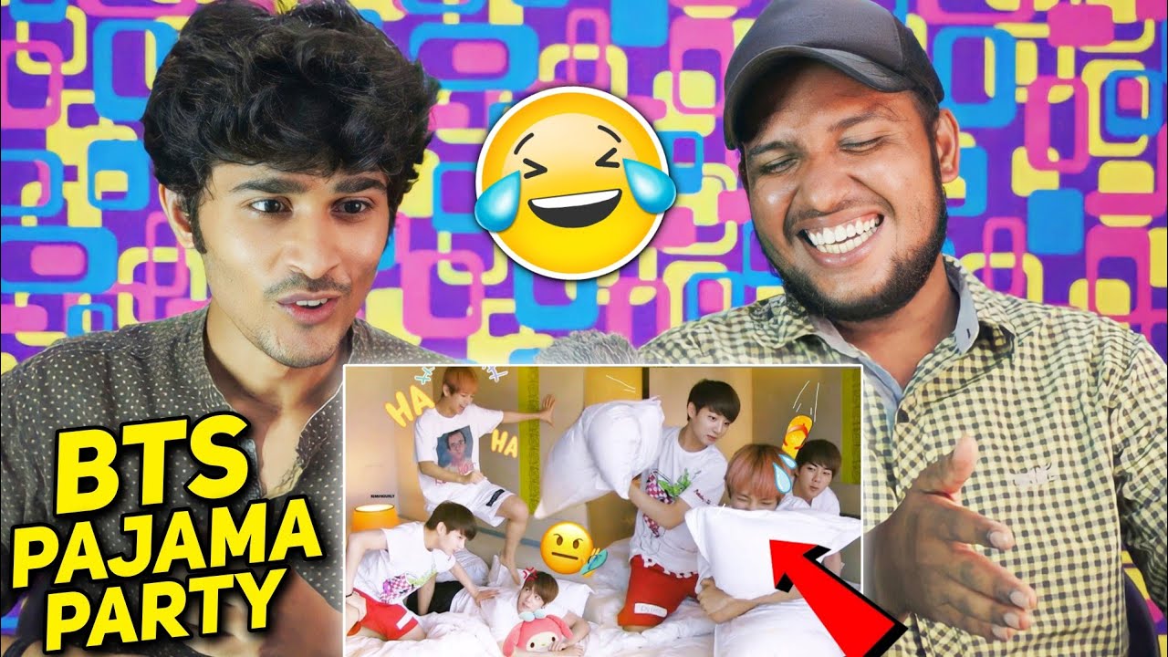 Pakistani Reacts To BTS Pajama Party Game Challenges 😂❤️| Jungkook | Kim Taehyung