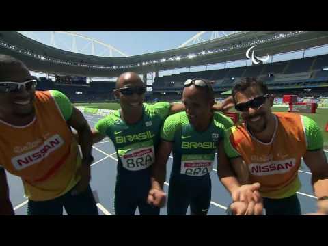 Athletics | Men's 4x100m Relay - T11-13 Final | Rio 2016 Paralympic Games