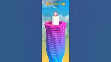 Stack ball rolling level 🎚️370 super fast finish support please 🥺#newvideo #gaming #editing #games