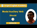 Should - Modal Auxiliary Verb-Unit-3 (Explained in Gujarati) | Angel Eng...