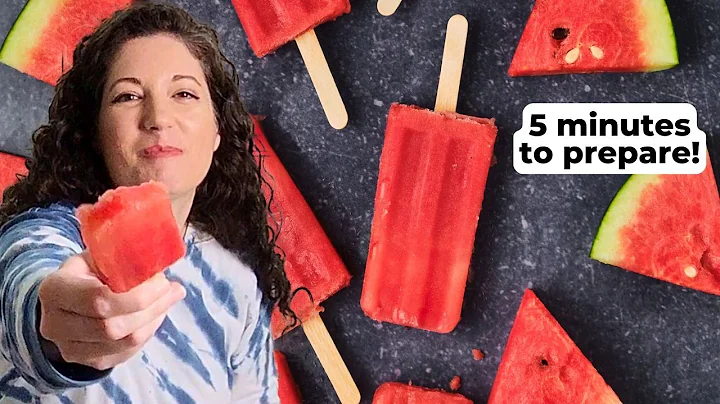Easy Watermelon Lime Popsicles Recipe