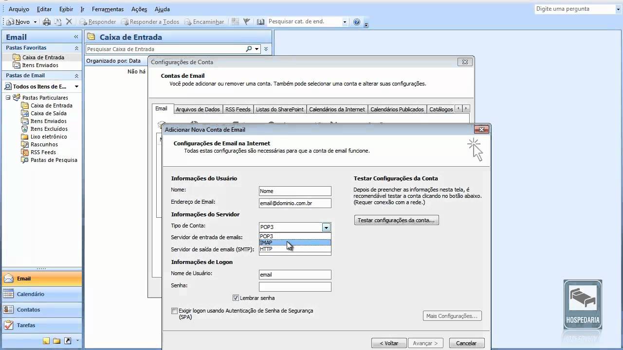 Configurando e-mail no Outlook (método que funciona!) - G7 Informática