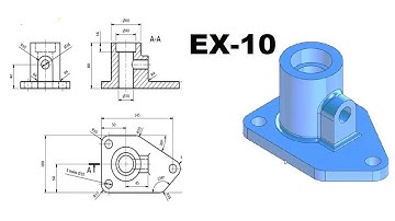 Solidworks tutorial Exercise 10 basic 3D geometric shapes, from second assignment of lernvern