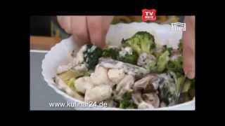 Салат с брокколи и курицей - Kulinar24TV Салат с брокколи и курицей - Kulinar24TV