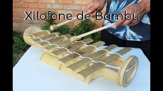 Como fazer xilofone de bambu | Bambulofone